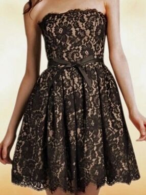 NWT Neiman Marcus x Target ROBERT RODRIGUEZ Womens SZ 8 Black Lace Party DRESS
